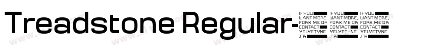Treadstone Regular字体转换
